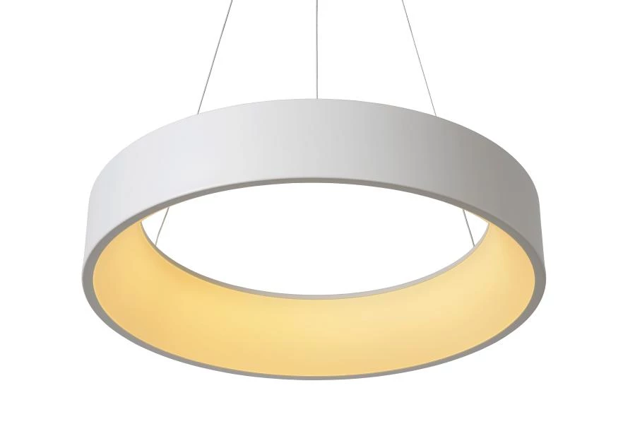 Lucide TALOWE LED - Suspension - Ø 60 cm - LED Dim. - 1x39W 3000K - Blanc - détail 1